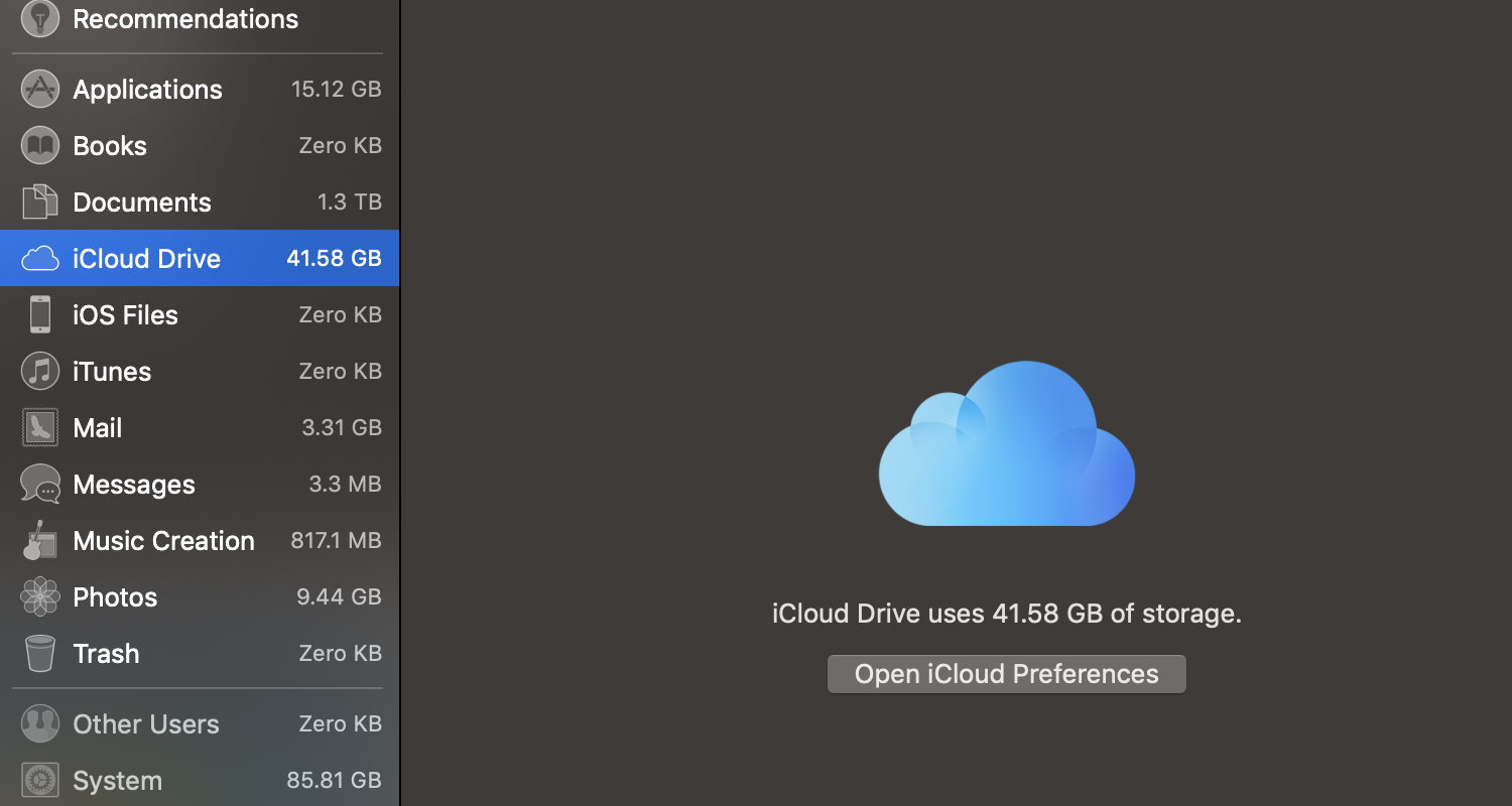 облачное хранение фотографий и файлов на icloud Apple